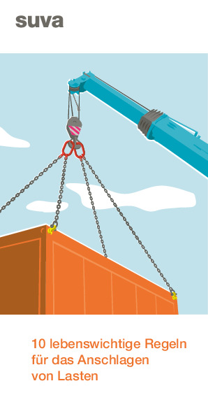 10 lebenswichtige Regeln für das Anschlagen von Lasten